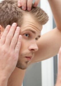 PRP treatment to increase hair density and strength in men